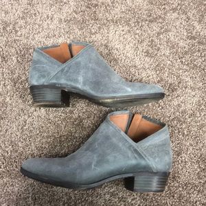 Gray booties